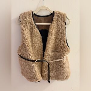 Milena Silvano Shearling Vest